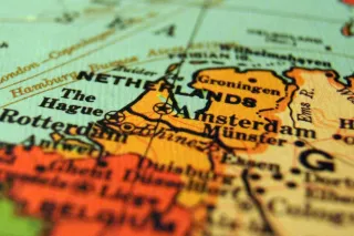 Staatkundige kaart Nederland